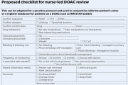 Ten top tips: How to review patients on established DOAC treatment