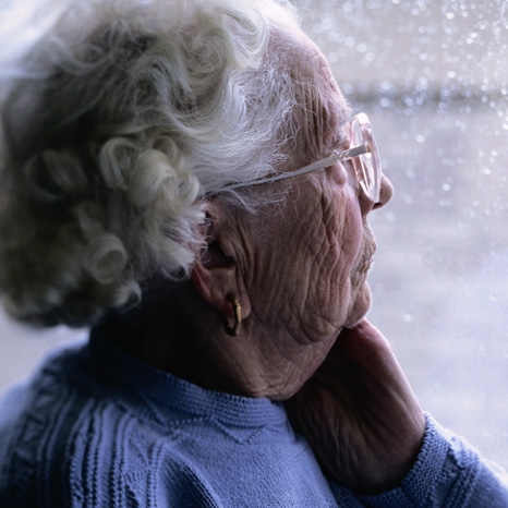 depressed depression dementia Alzheimer s old woman RF