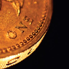 Pound coin - online 