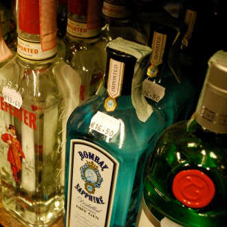Alcohol bottles - online