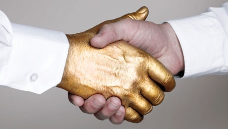 Golden handshake - online 