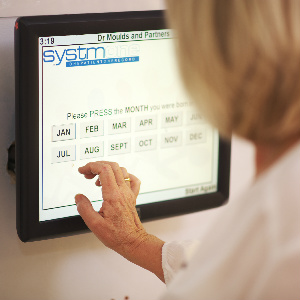 IT - touch screen - patient registration - appointment - online