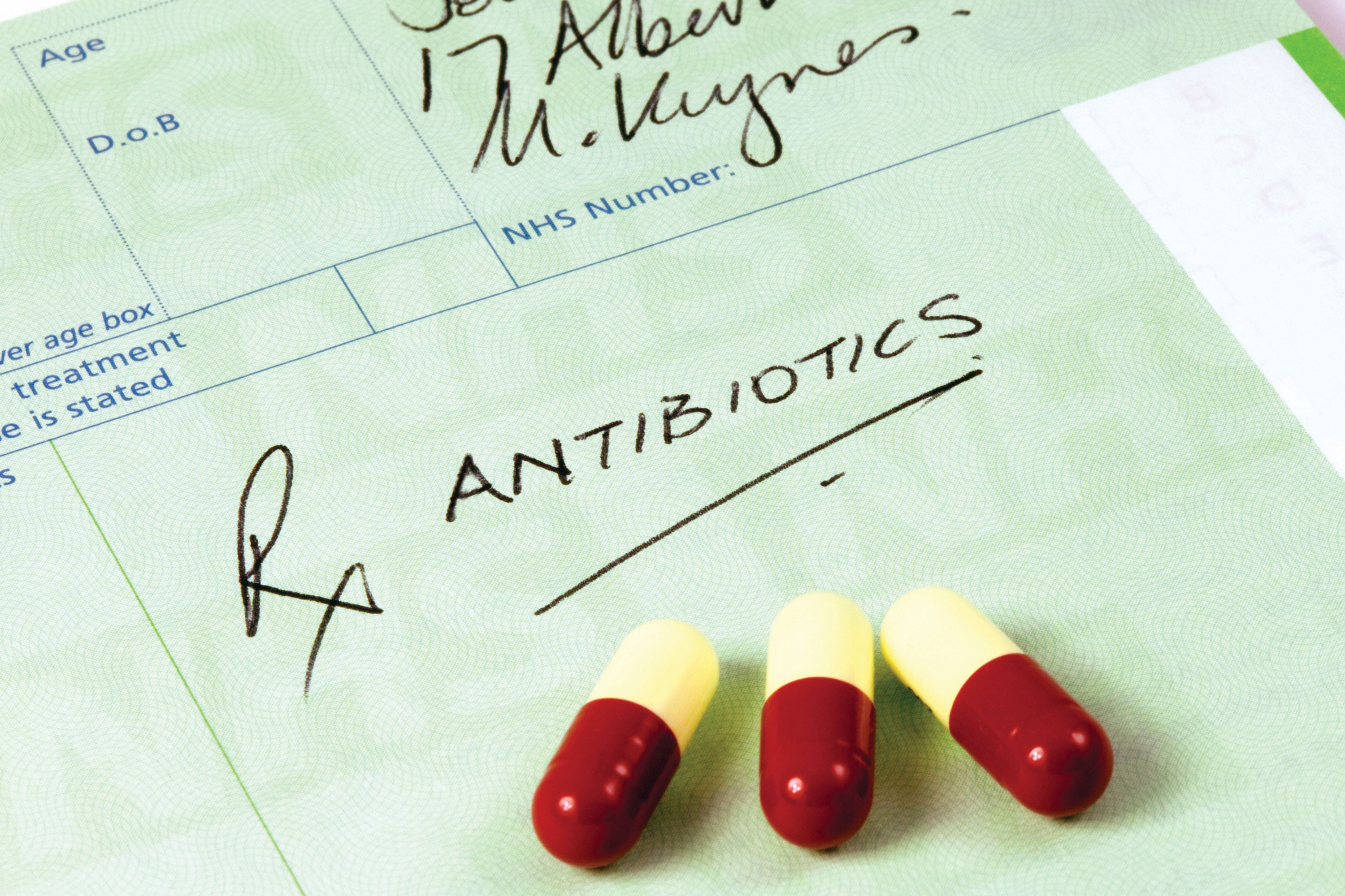 Antibiotics prescription 3x2